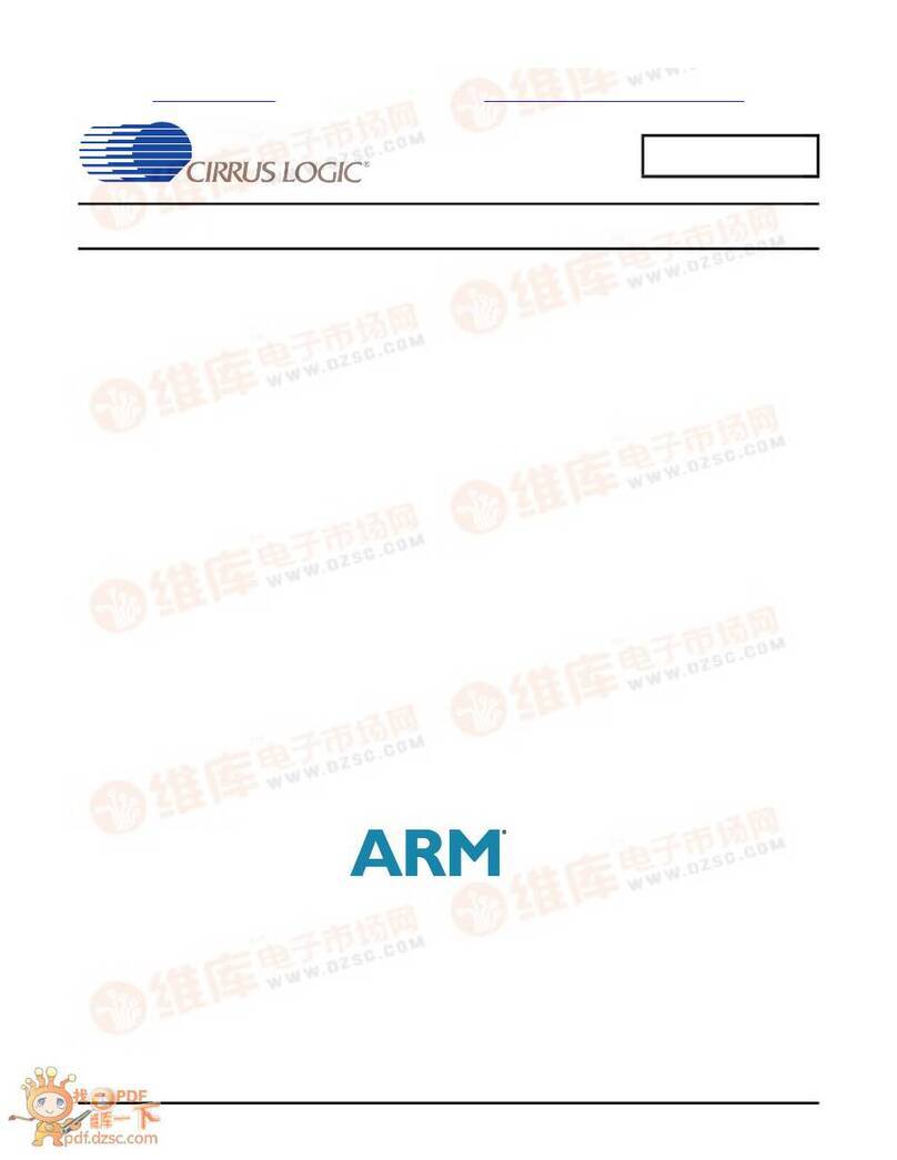 Cirrus Logic ARM CDB89712 user manual