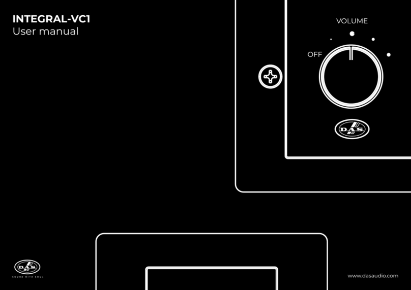 DAS AUDIO INTEGRAL-VC1 user manual