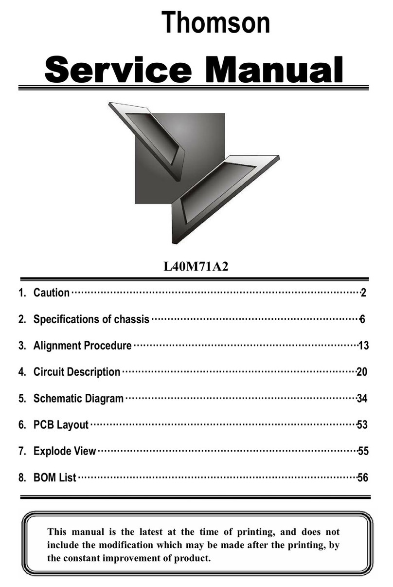 THOMSON L40M71A2 User manual