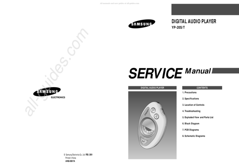 Samsung YP-20S/T User manual