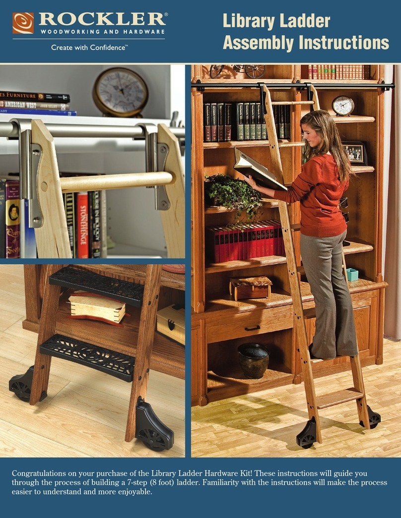 Rockler Library Ladder User manual