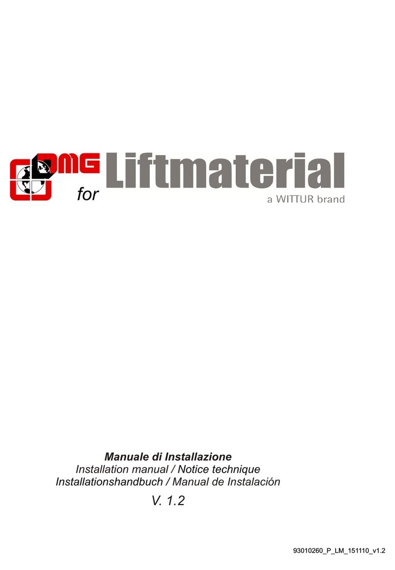WITTUR DMG Liftmaterial installation manual
