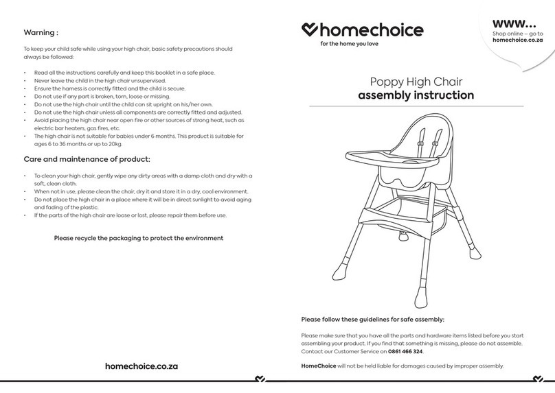 homechoice Poppy Assembly instruction