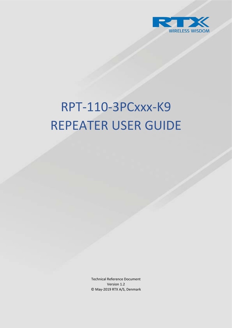 RTX RPT-110-3PC K9 Series user guide