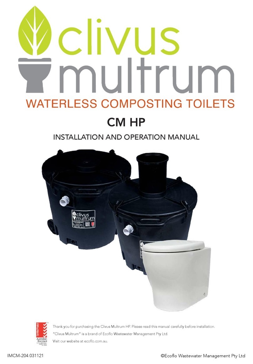 Ecoflo CM HP Installation and operation manual