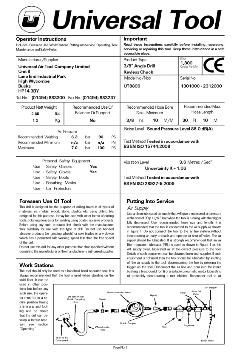Universal Tool UT8806 Specifications