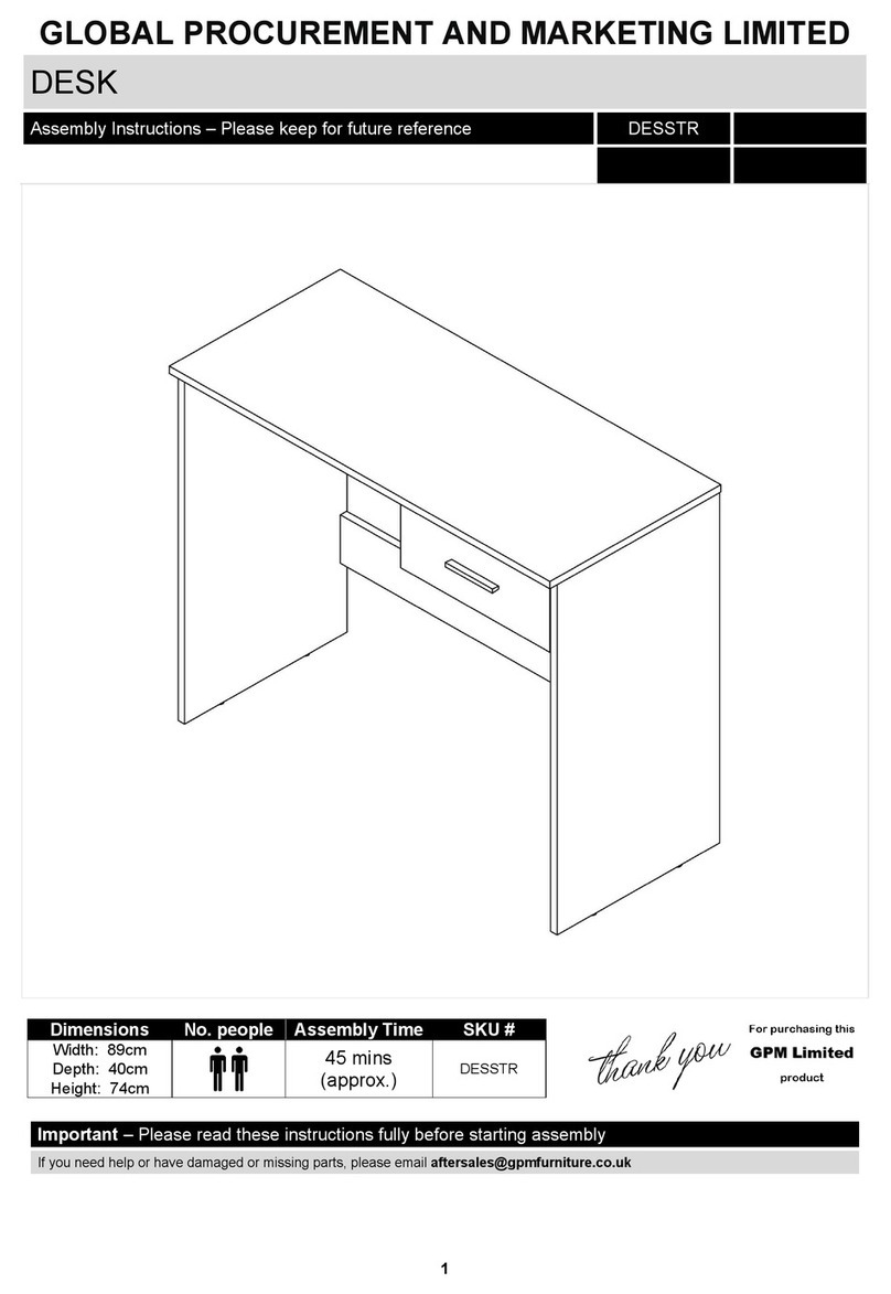 GPM DESSTR Assembly instructions