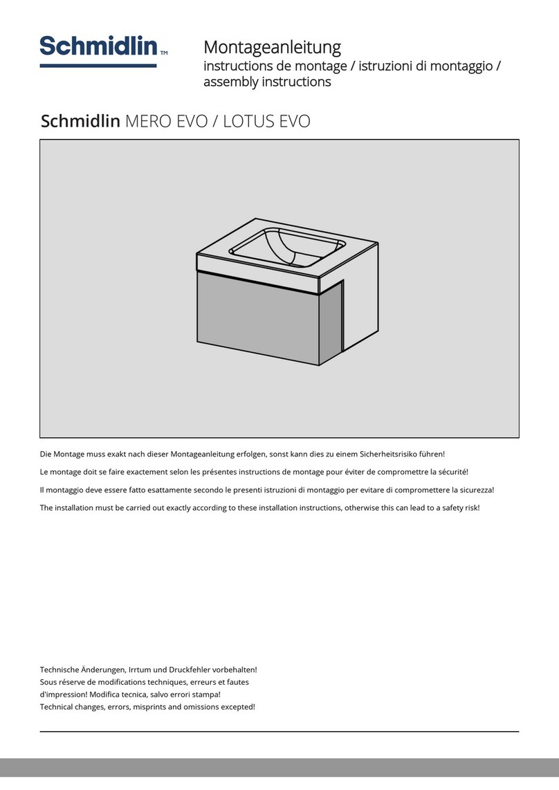 Schmidlin MERO EVO Assembly instructions