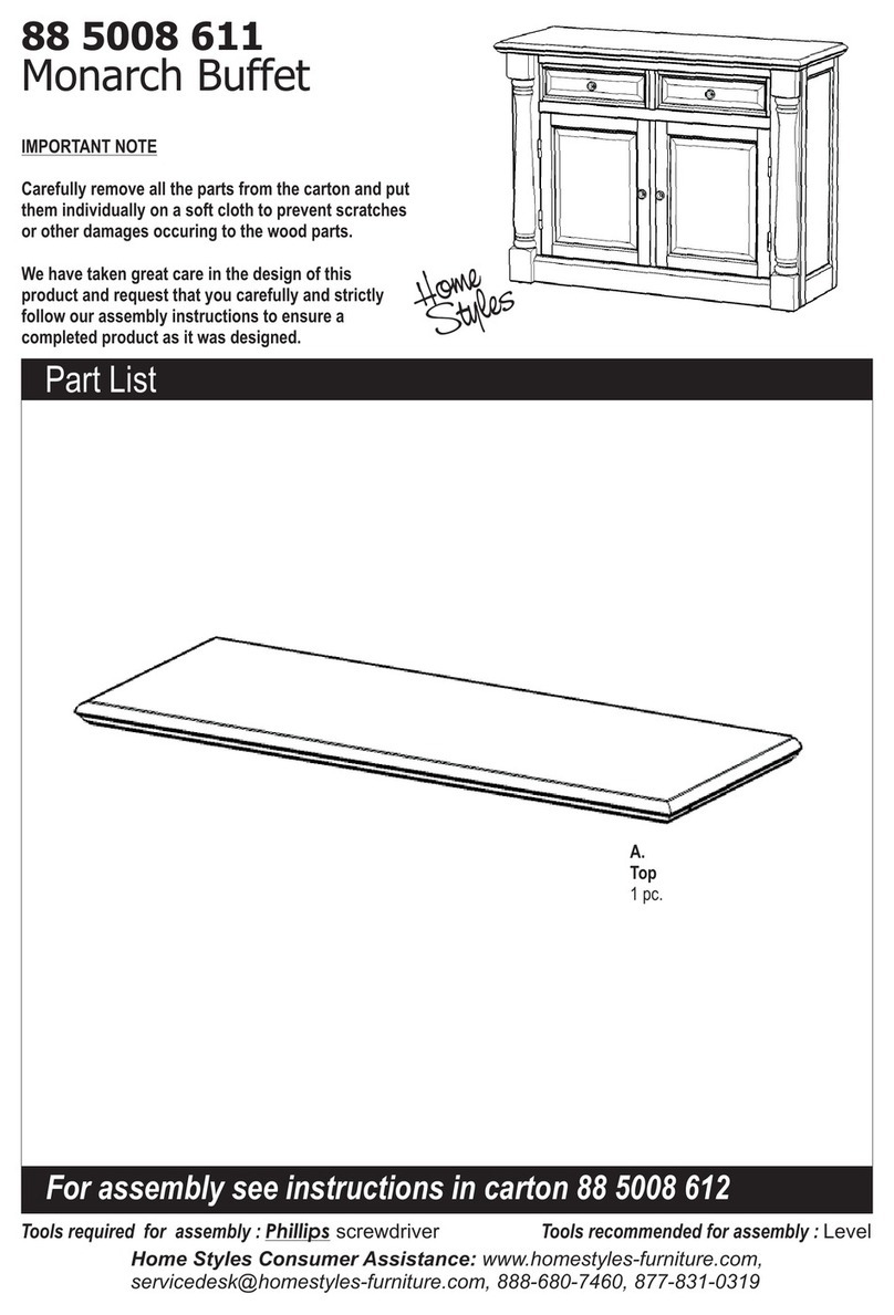 Home Styles Monarch manual Home Styles Monarch manual