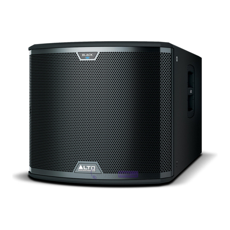 Alto BLACK 15 SUB Service manual