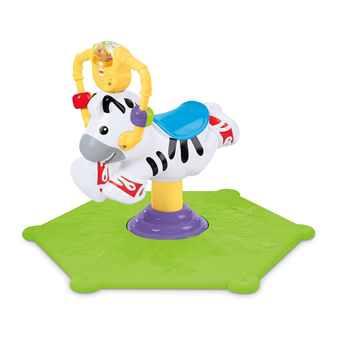 Fisher-Price BOUNCE & SPIN ZEBRA K0317 User manual