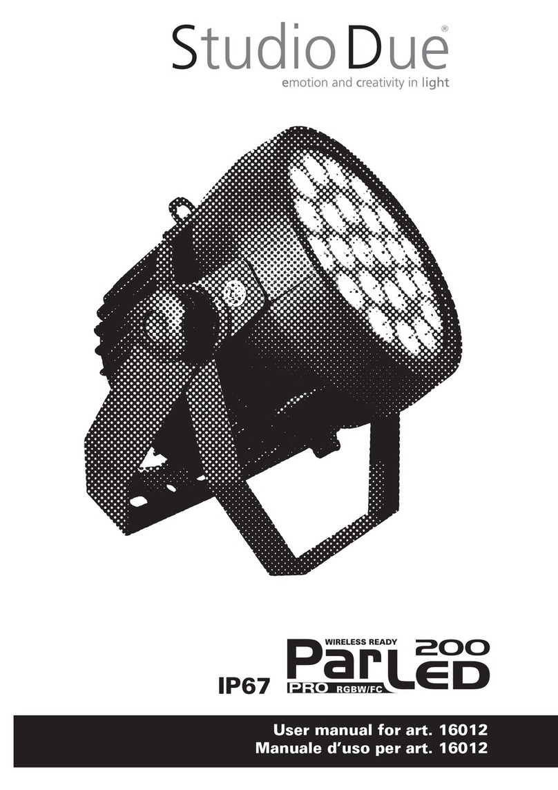 STUDIODUE PARLED PRO 200 User manual