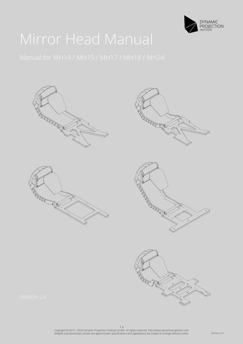 Dynamic Projection Mirror Head MH14 User manual