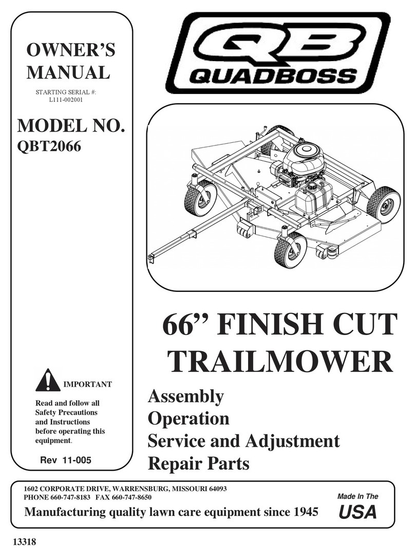 Swisher QBT2066 owner's manual