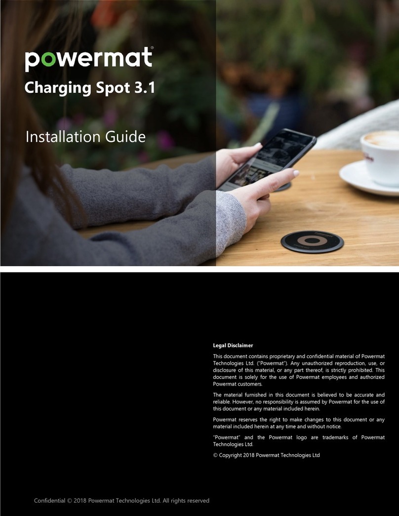 Powermat Charging Spot 3.1 installation guide
