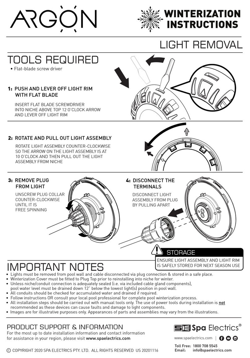 Spa Electrics ARGON User manual