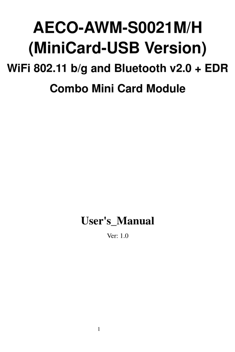AECO AECO-AWM-S0021M user manual