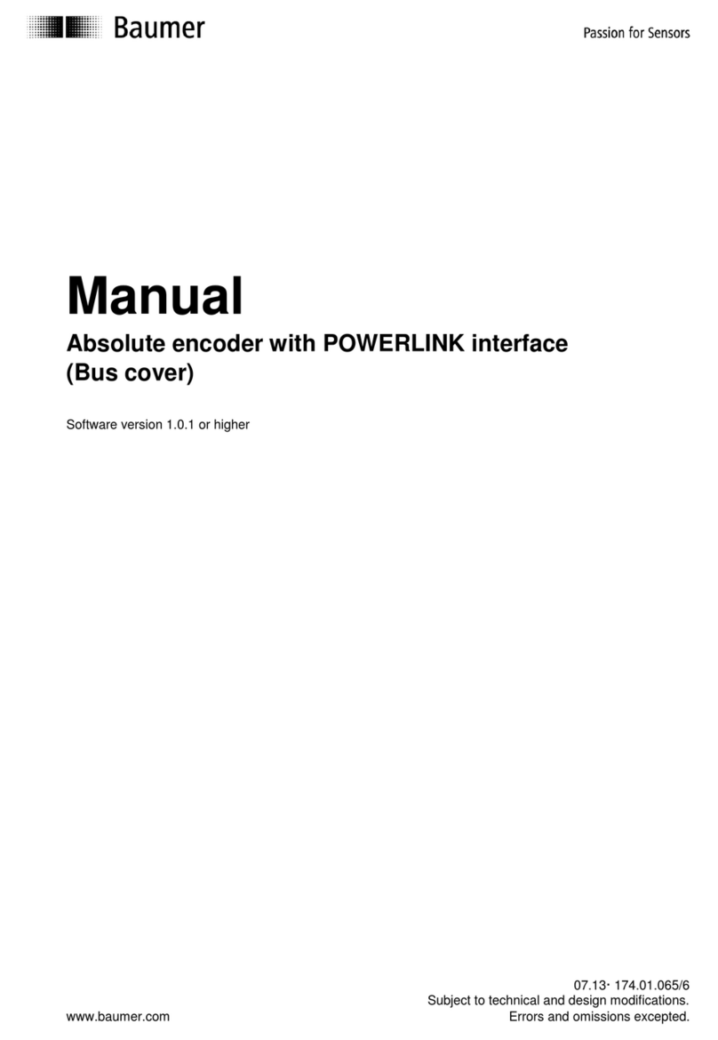 Baumer BMMV User manual