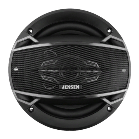 Jensen JS465 Operating instructions