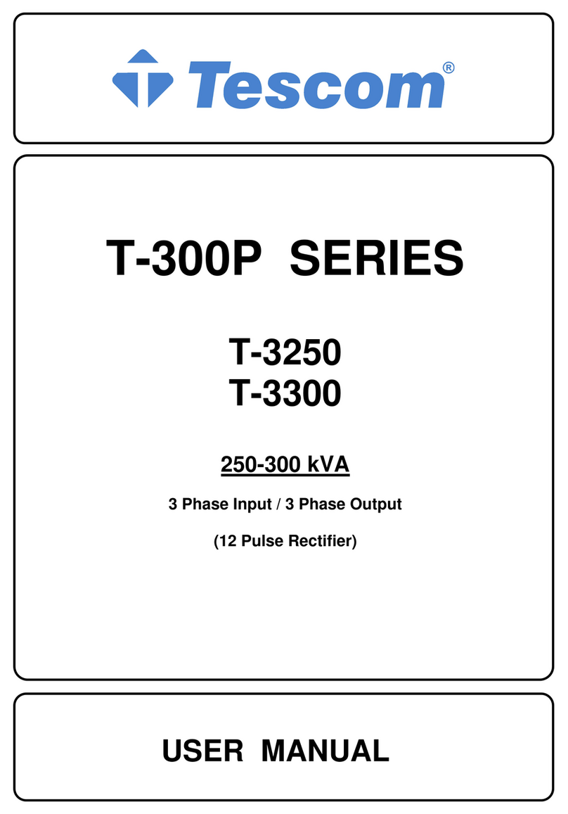 Tescom T-3250 User manual