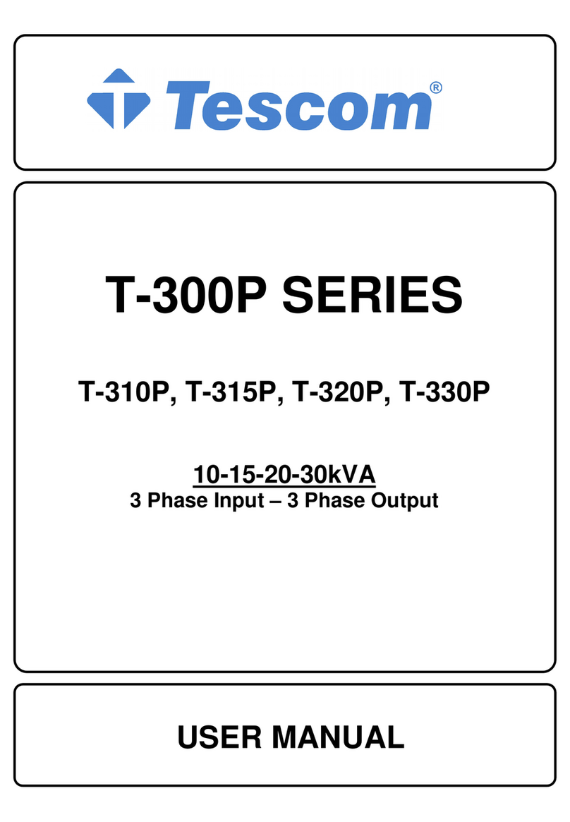 Tescom T-310P User manual