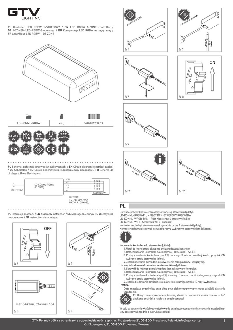 GTV LD-KONML-RGBW manual