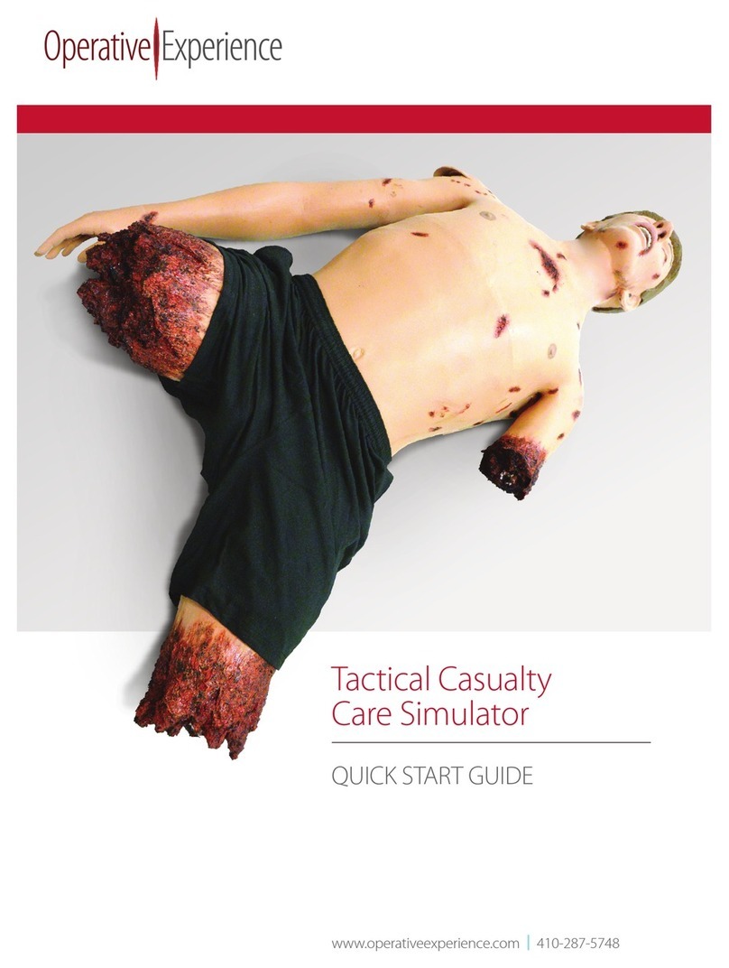 Operative Experience Tactical Casualty Care Simulator User manual