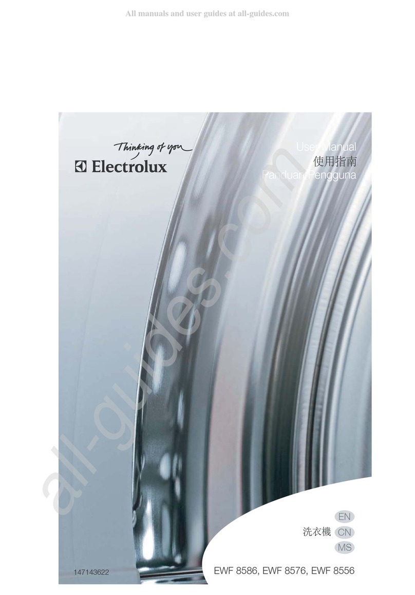 Electrolux EWF 8586 user manual