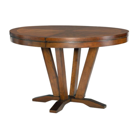Legacy Classic Furniture ROUND TO OVAL PEDESTAL TABLE 9700-521 Assembly instructions Legacy Classic Furniture ROUND TO OVAL PEDESTAL TABLE 9700-521 Assembly instructions