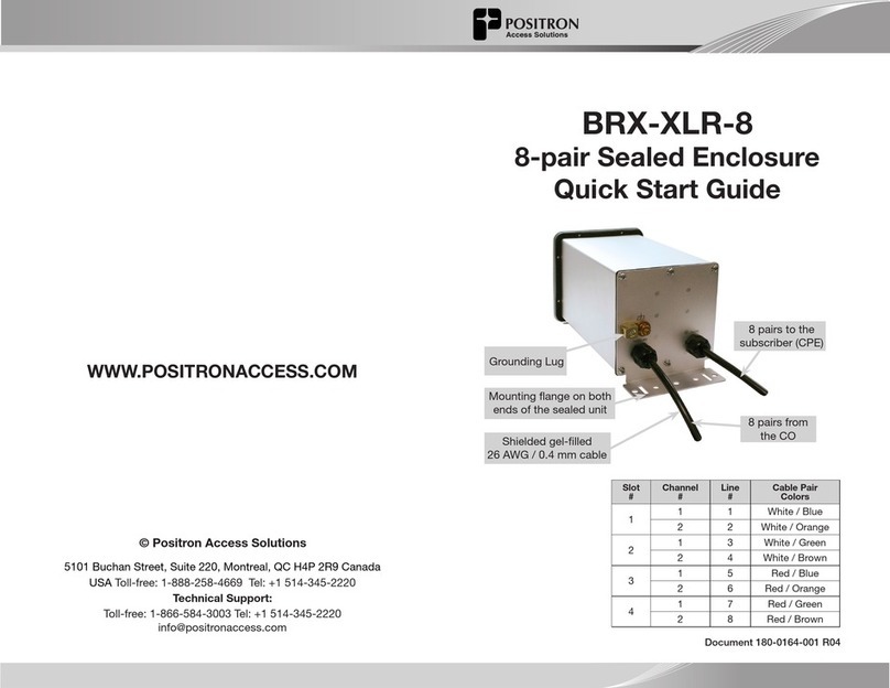 Positron BRX-XLR-8 User manual