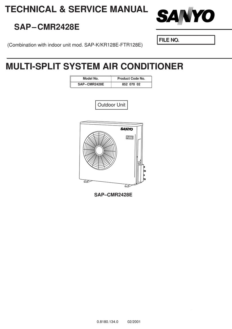 Sanyo SAP-CMR2428E Operating manual