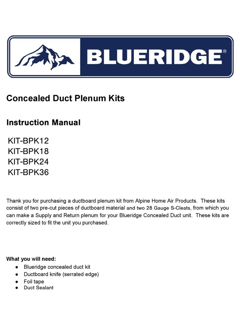 Blue Ridge KIT-BPK12 instruction manual