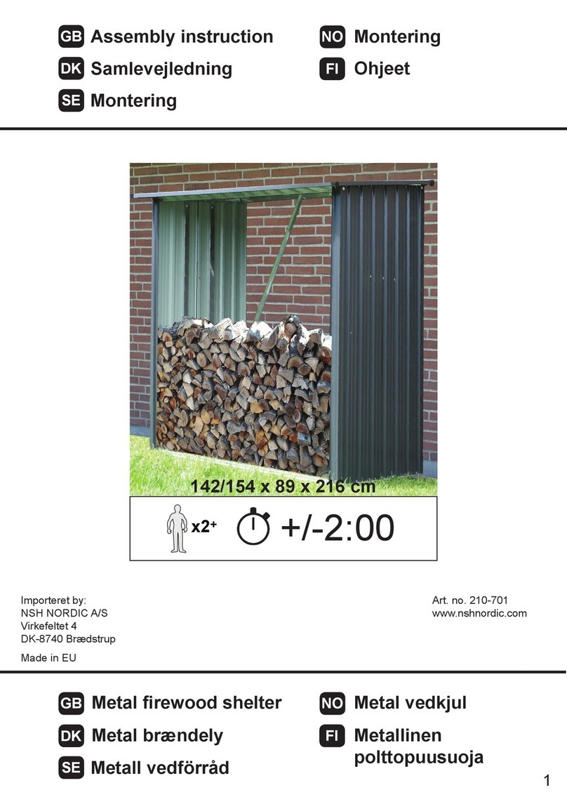 NSH NORDIC 210-701 Assembly instruction