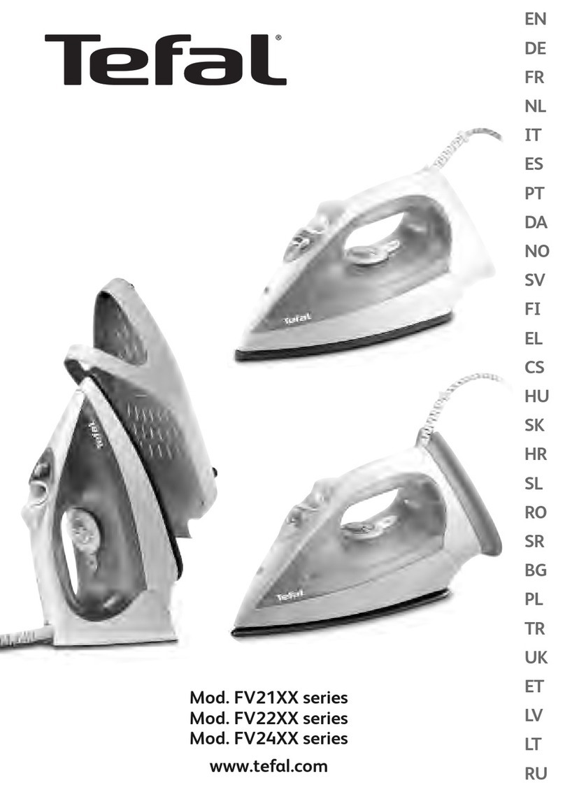 TEFAL FV21 Series manual