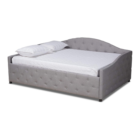 Baxton Studio BECKER-FULL-DAYBED Assembly instruction