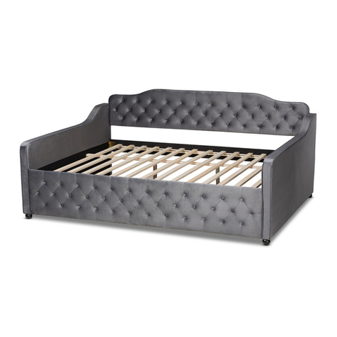 Baxton Studio FREDA DAYBED-F Assembly instruction