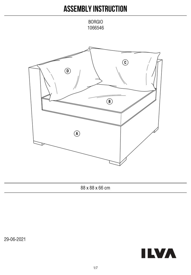 Ilva BORGIO 1066546 Assembly instruction