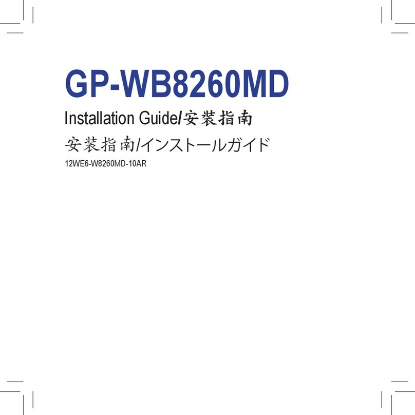 Gigabyte GP-WB8260MD installation guide