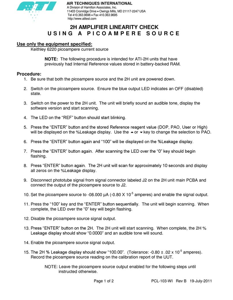 Hamilton ATI 2H quick start guide