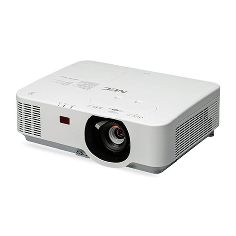 NEC P554U User manual