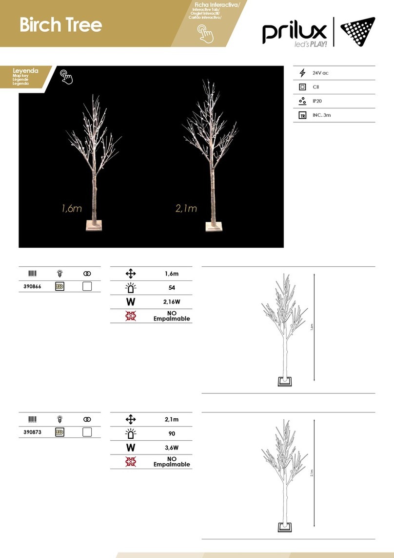 Prilux Birch Tree 390866 quick start guide