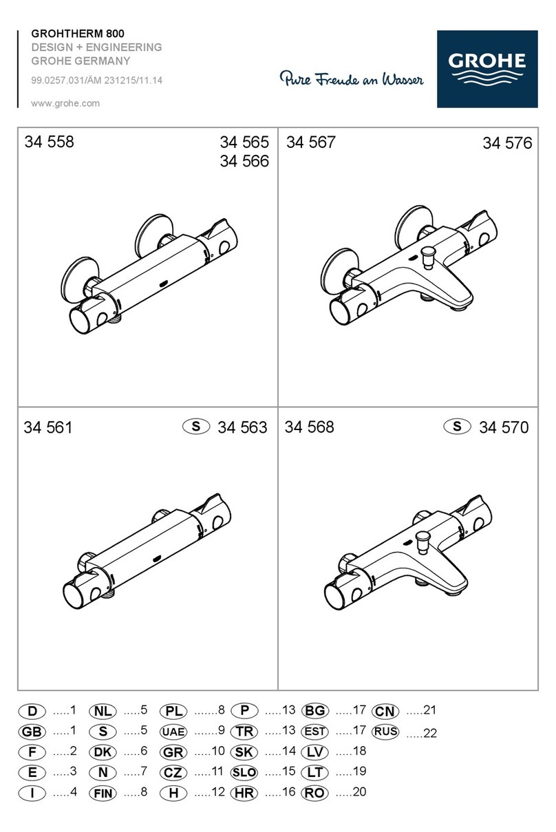 Grohe GROHTHERM 800 manual