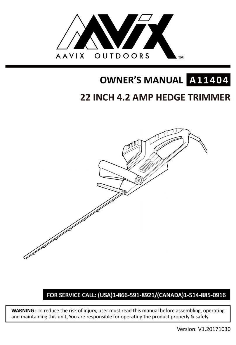 AAVIX A11404 owner's manual