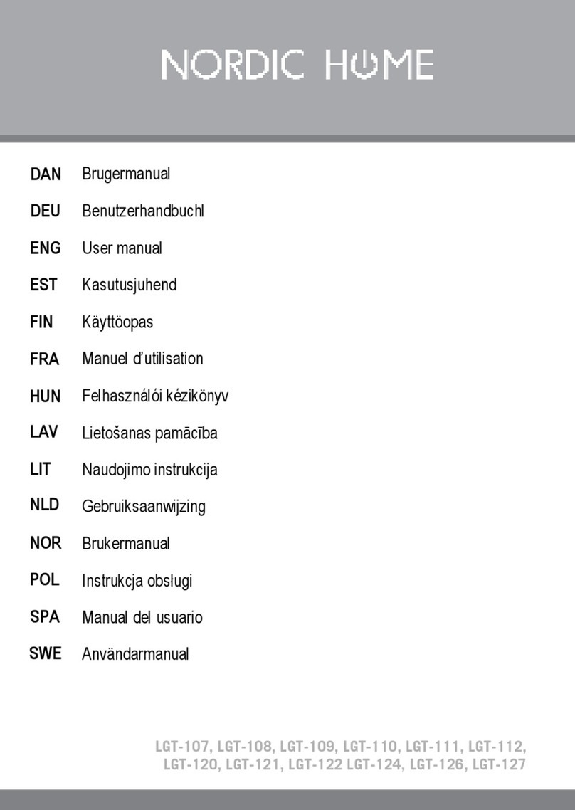 Nordic Home LGT-107 user manual