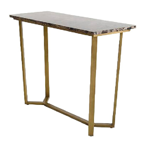 John Lewis EMPEROR CONSOLE TABLE MARBLE User manual