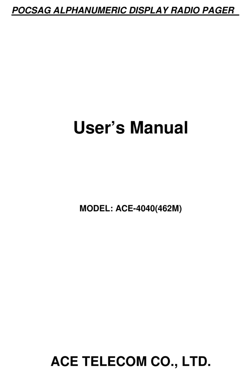 ACE TELECOM ACE-4040 User manual