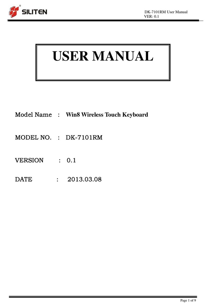 SILITEN DK-7101RM User manual