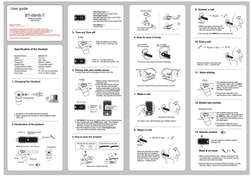 PCI BT-06HS-T user guide