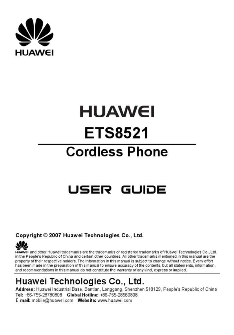 Huawei ETS8521 User manual
