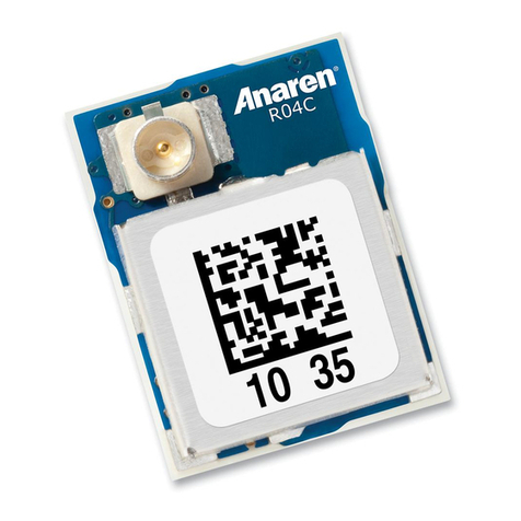 Anaren A1101R04C00GM User manual Anaren A1101R04C00GM User manual